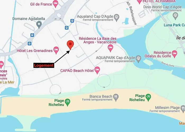 Appartamento Archipel Iii, T2 Mezzanine, Parking, Piscine, Wifi Agde